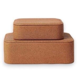 Shagreen Box with Lid (Small and Large) - Threshold designed with Studio McGee